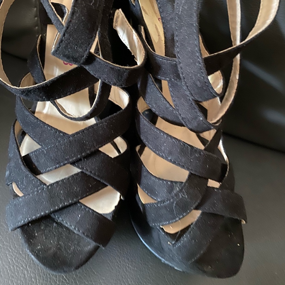 Just Fab Black Heels. Size 6.5